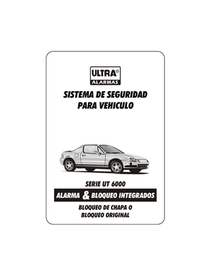 Alarma UT 4100 Para Vehiculo - Recover Sistemas de Seguridad Sistemas de  Seguridad