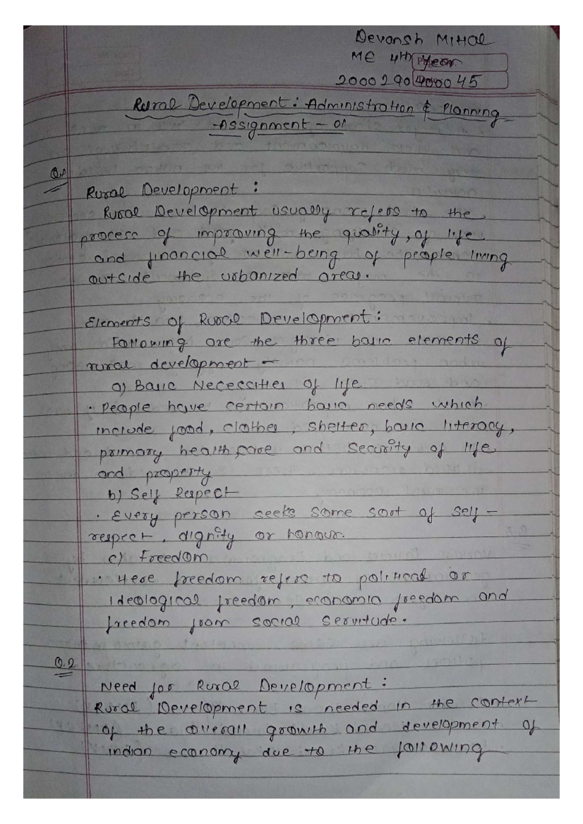 RDAP 1 - Devansh MIHal ME 4th phean 45 Rural Development ...