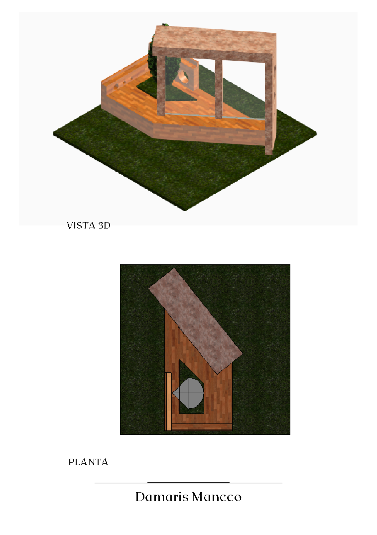 Moviliario de parque - Taller de Proyectos Arquitectonicos - Damaris ...