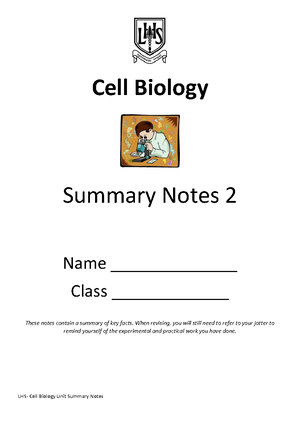 Unit 2 Student Notes Complete - Unit 2 Student Notes Page 1 AP Biology ...