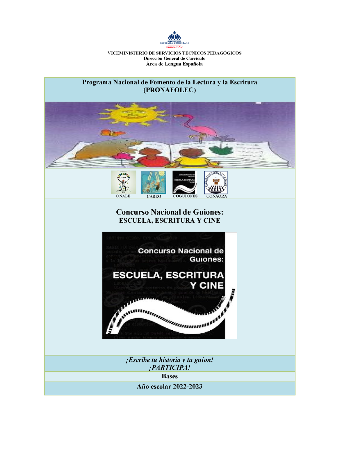 Base Guiones 2023 Esto Es Todo Viceministerio De Servicios TÉcnicos PedagÓgicos Dirección 3038