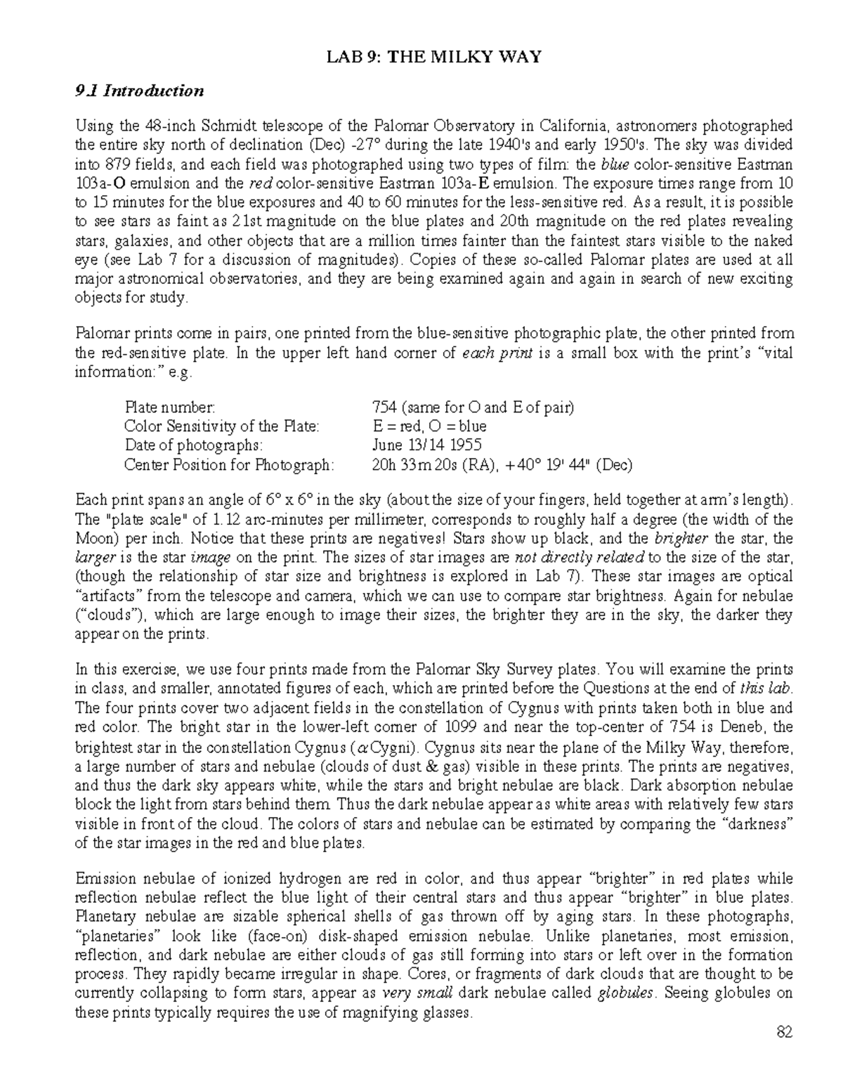 Astronomy Lab Manual Answers