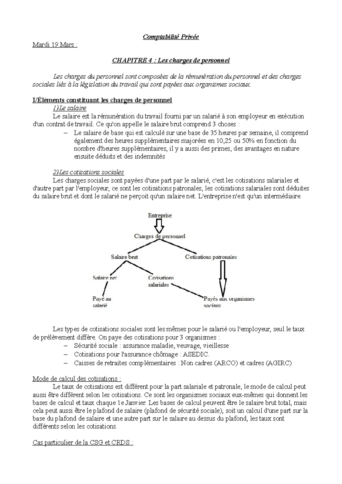 Comptabilite Privee Chapitre 4 Studocu