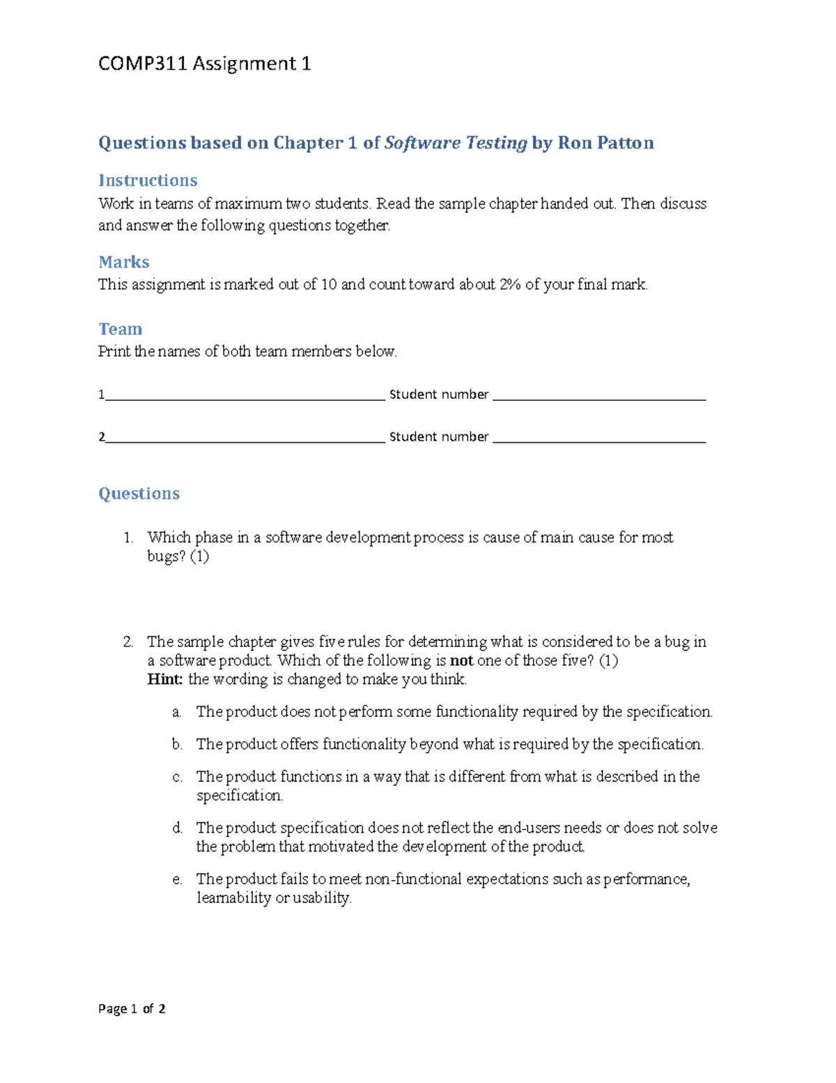 COMP311Asign 1 - yo placiste this for your work and get better ...