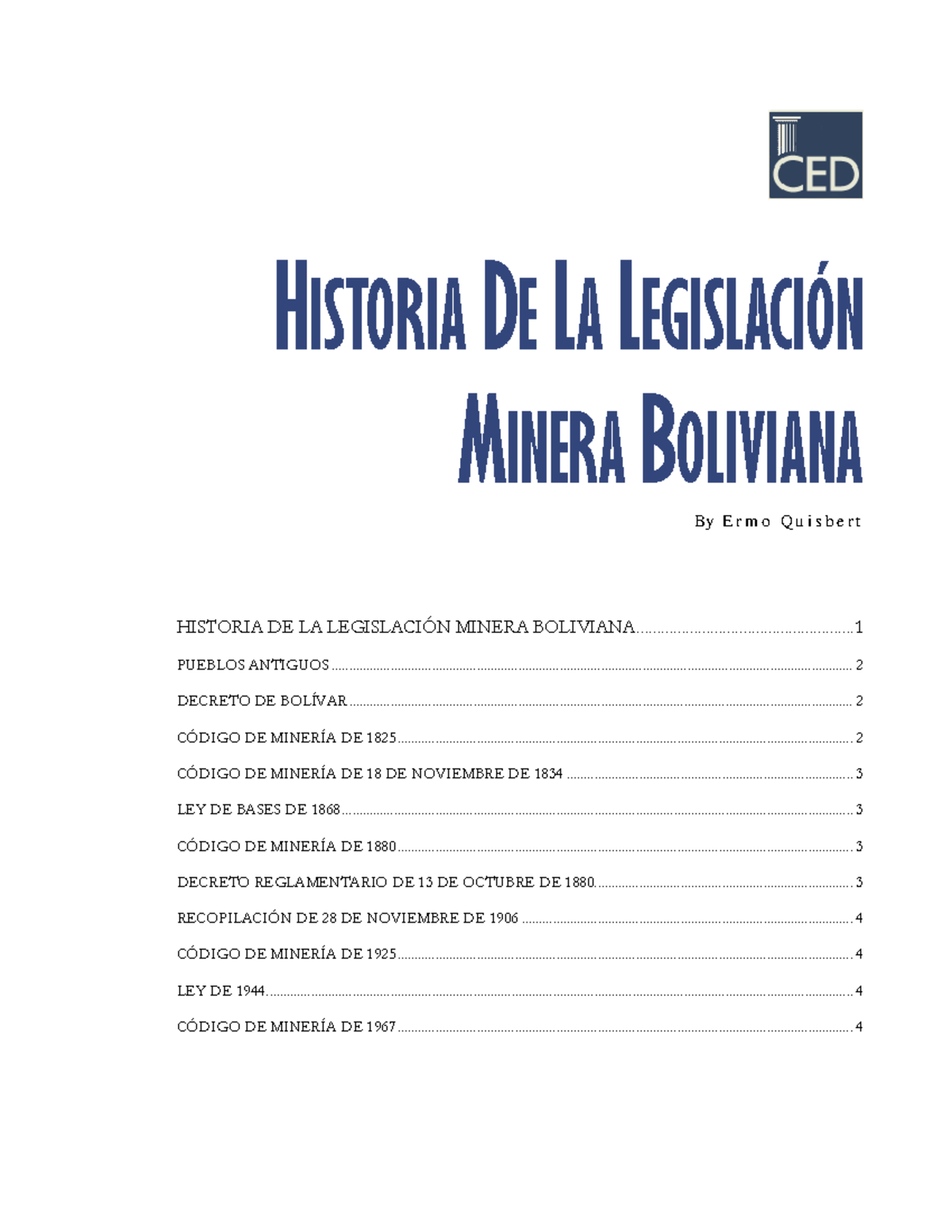 Mineria-bolivia - Mineria En Bolivia Gestion 2002 - HISTORIA DE LA ...