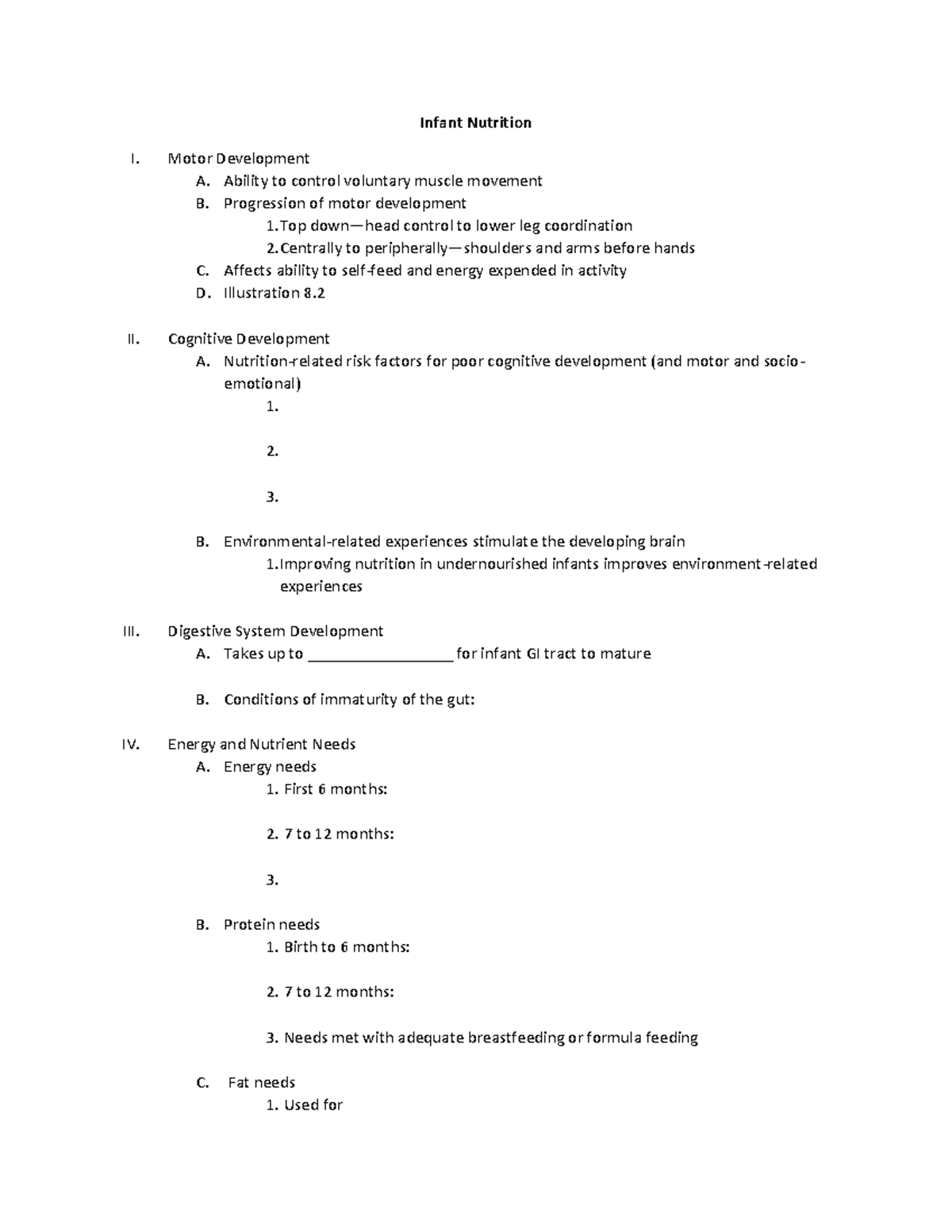 infant-nutrition-part-1-infant-nutrition-i-motor-development-a-ability-to-control-voluntary