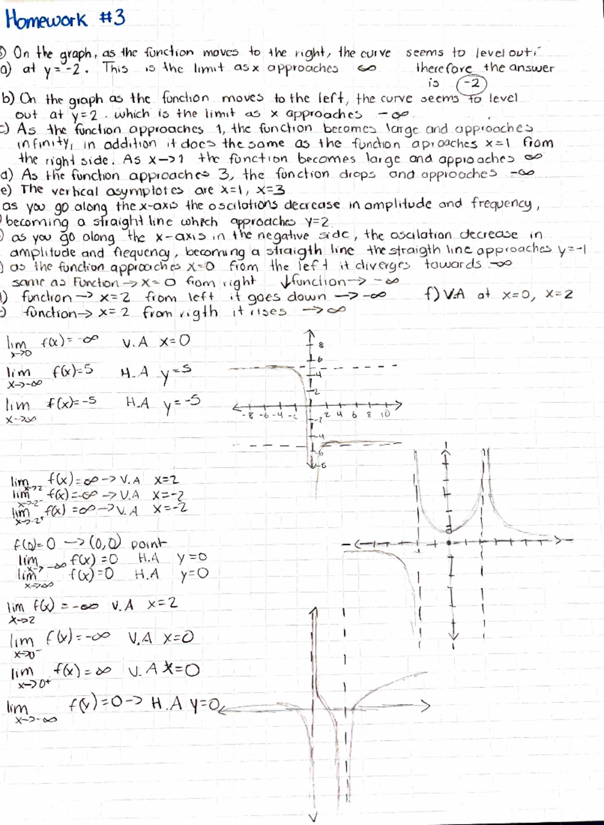 HW#3 - Find the limit - MATH G180 - Studocu