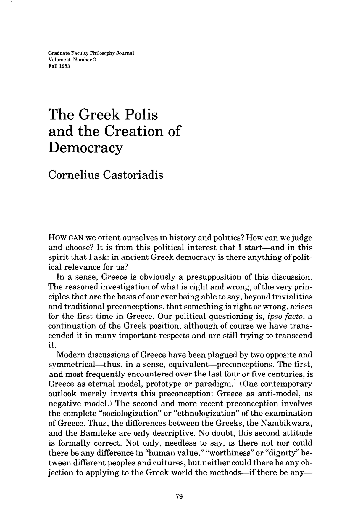 writing assignment the greek polis debate