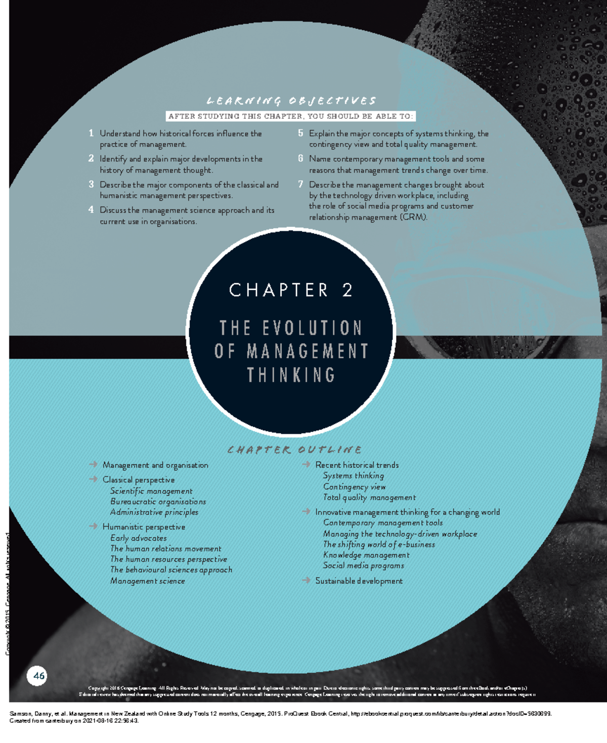 Chapter 7 Deegan And Chapter 2 - ####### 46 CHAPTER 2 THE EVOLUTION OF ...