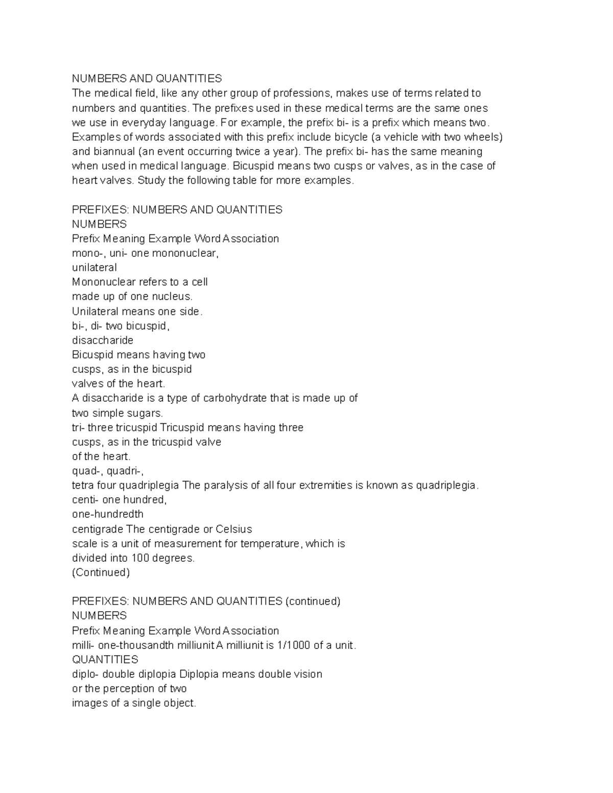 Surgical Procedures - Medical terminology instructor given notes ...