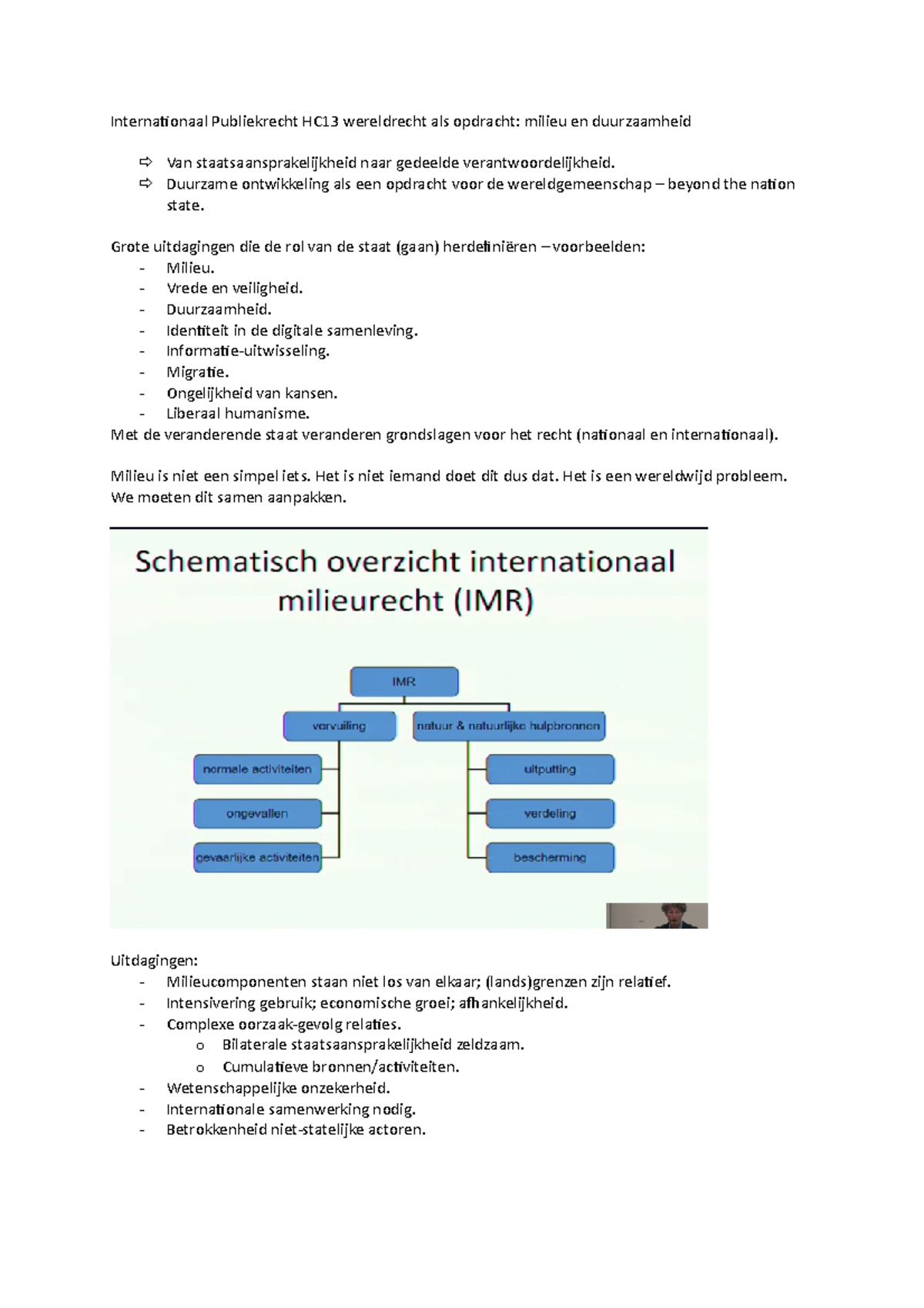 Internationaal Publiekrecht HC13 Wereldrecht Als Opdracht Milieu En ...