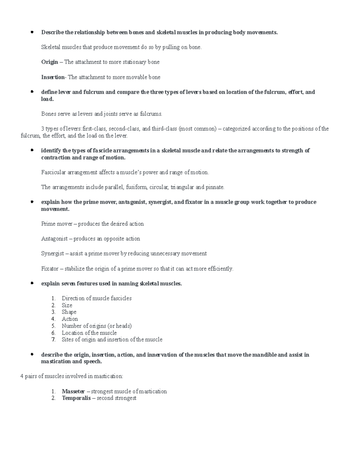 Chapter 11 objectives upload BIOL 235 - Describe the relationship ...