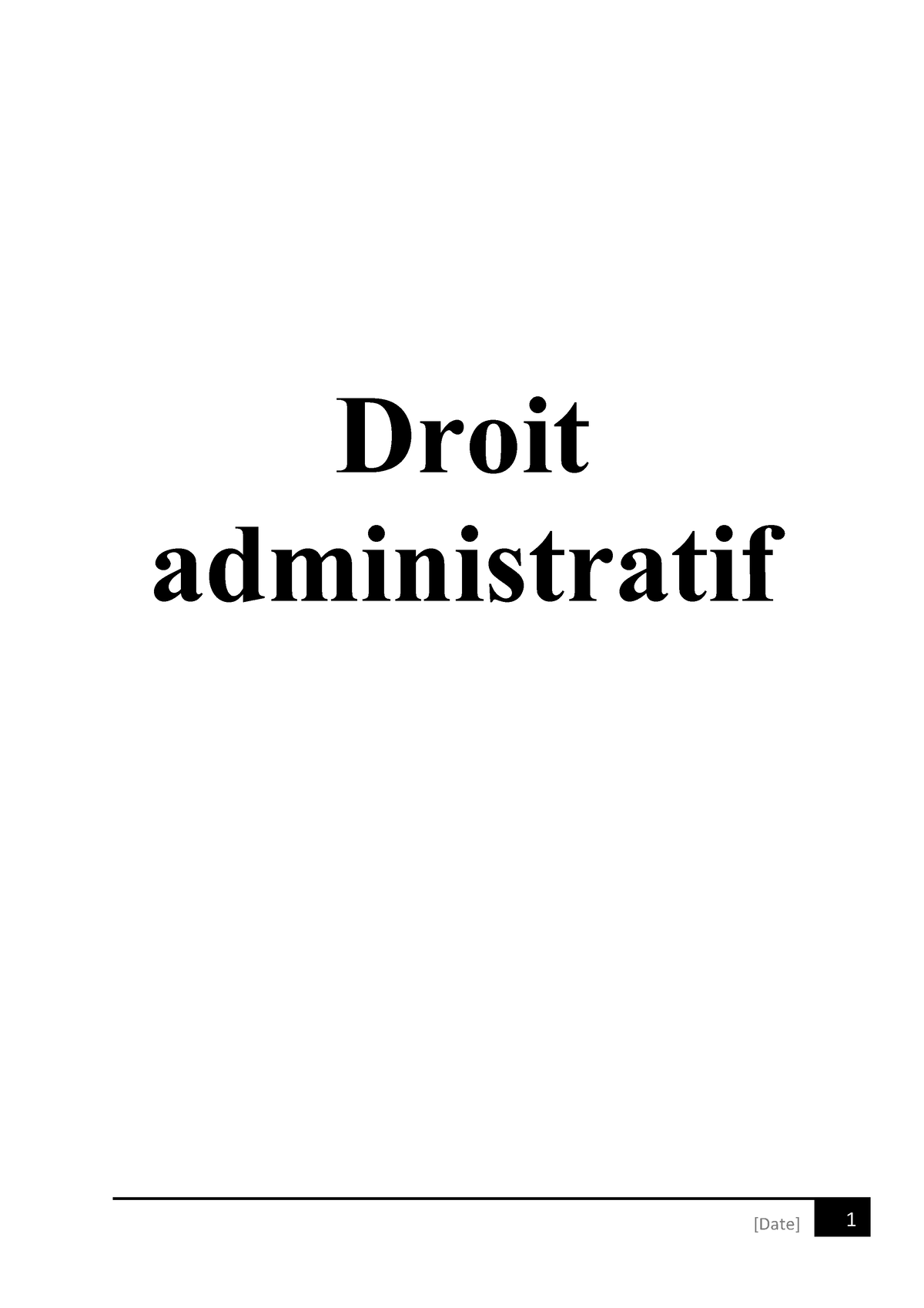 Cours Semestre Droit Administratif Entier L2 - Droit Administratif PLAN ...