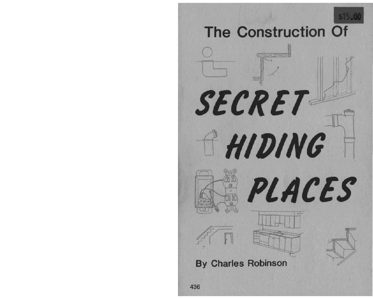 The Construction of Secret Hiding Places rl t s C, a 03 3 m a 2 3