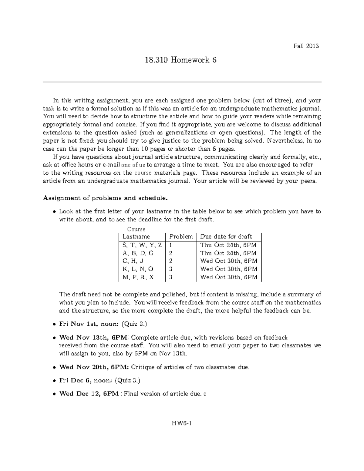 Ba125f616522059788 a08e5a38bdb8df MIT18 310F13 Homework 6 - Fall 2013 ...