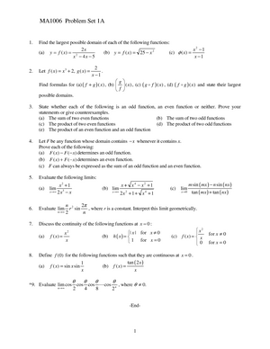 Integrationintegration - MA1201 Calculus And Basic Linear Algebra II ...