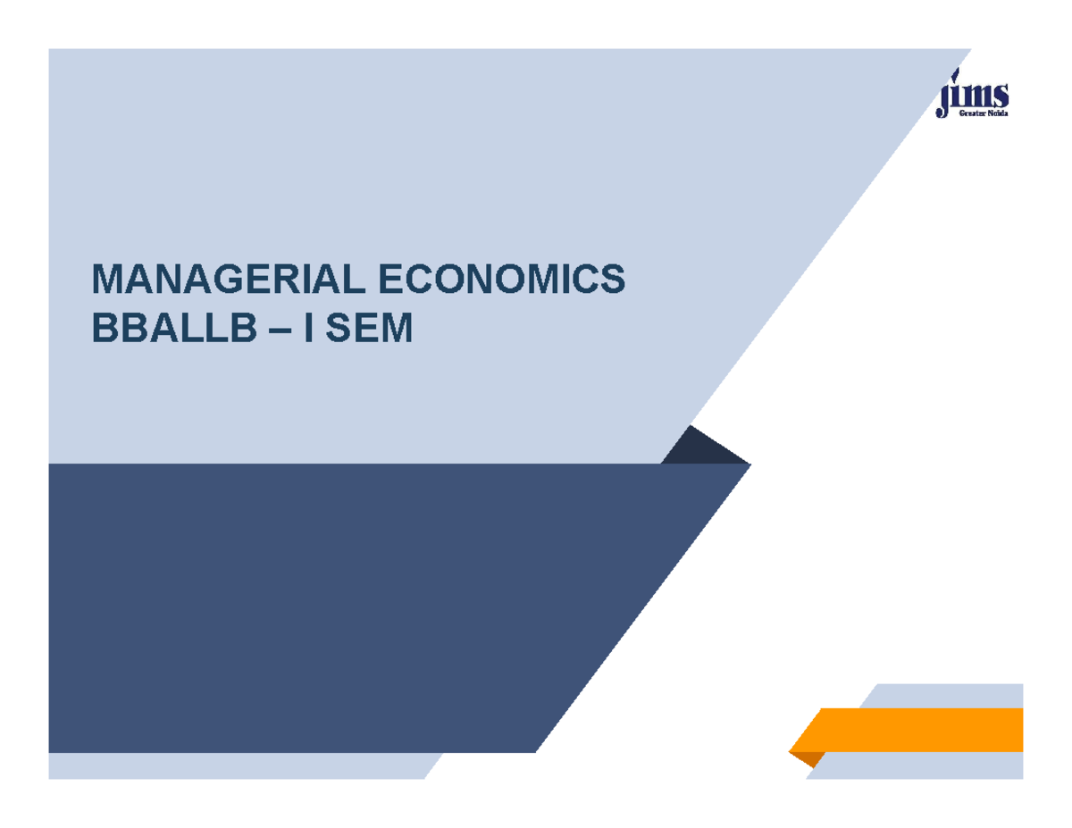 Intro TO MECO - Ppt On Managerial Economics - MANAGERIAL ECONOMICS ...