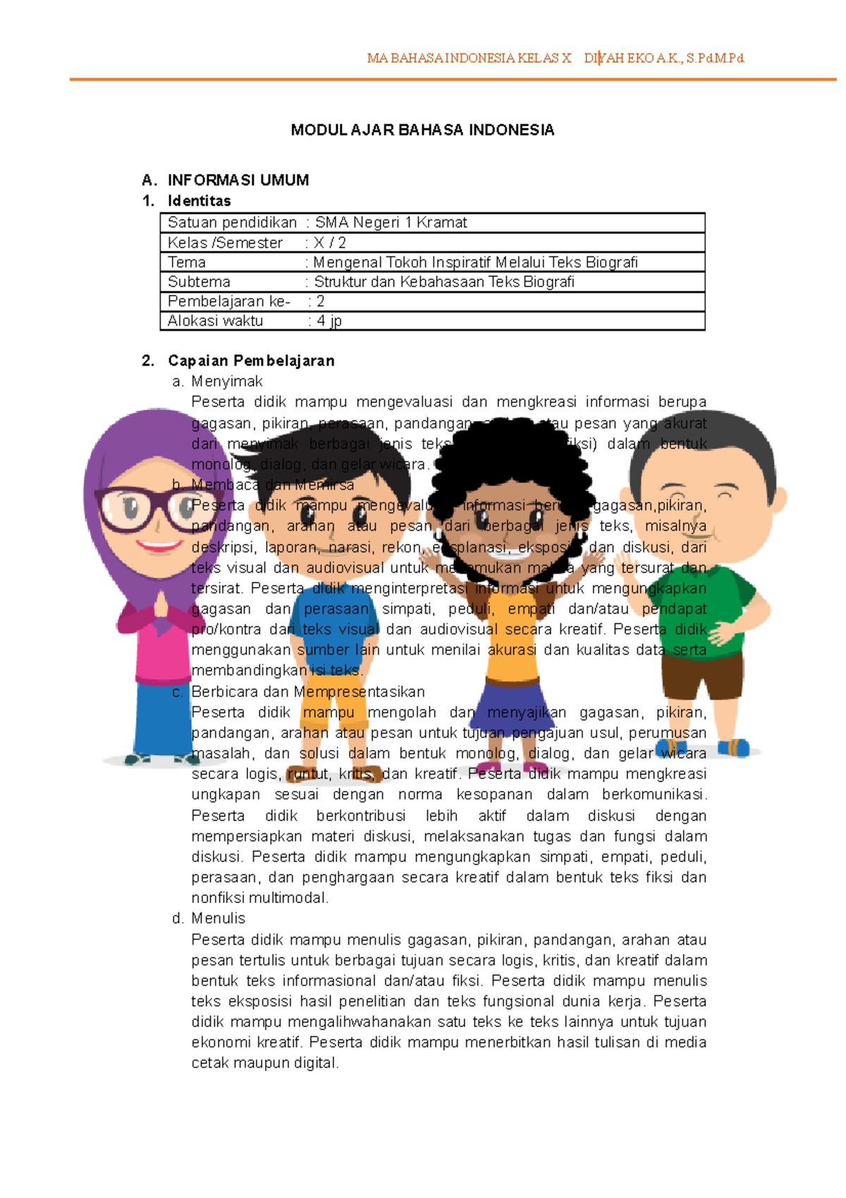 Modul Biografi 2 - Berisi Perangkat Pembelajaran Bahasa Indonesia ...