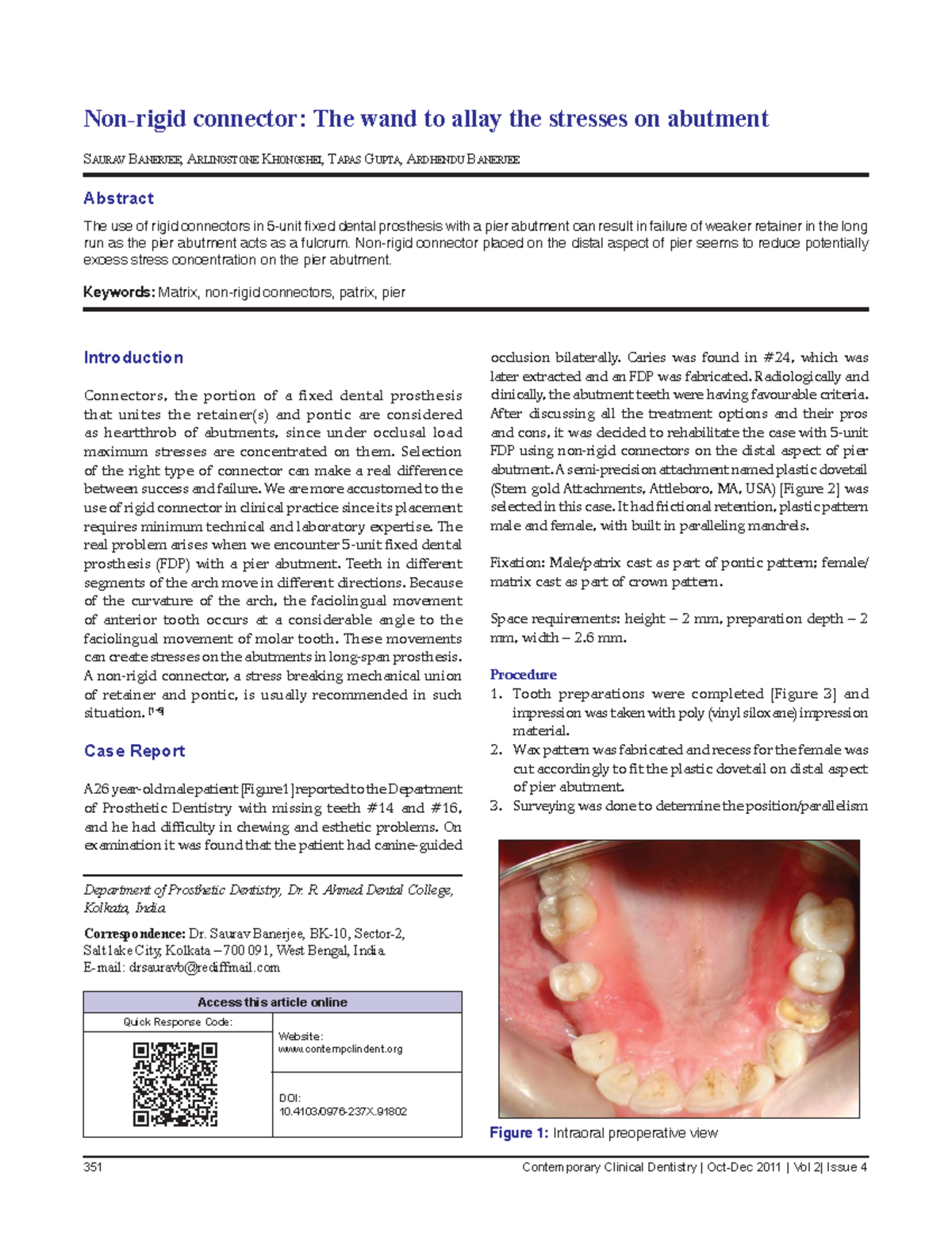 TLTK 5, Nonrigid connector The wand to allay the stresses on abutment
