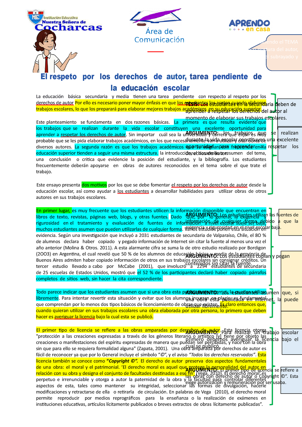 Retroalimentación-El Respeto Por Los Derechos De Autor - Comunicación ...