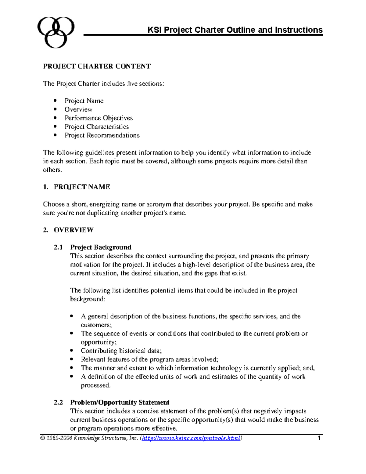 Project Charter Homeowner. is the largest national retail chain serving ...