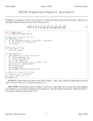 Hw8 - homework - ECE 105: Programming for Engineers II – Homework ...