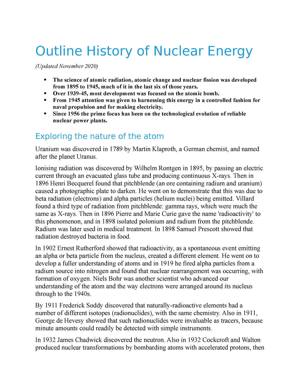 outline-history-of-nuclear-energy-outline-history-of-nuclear-energy