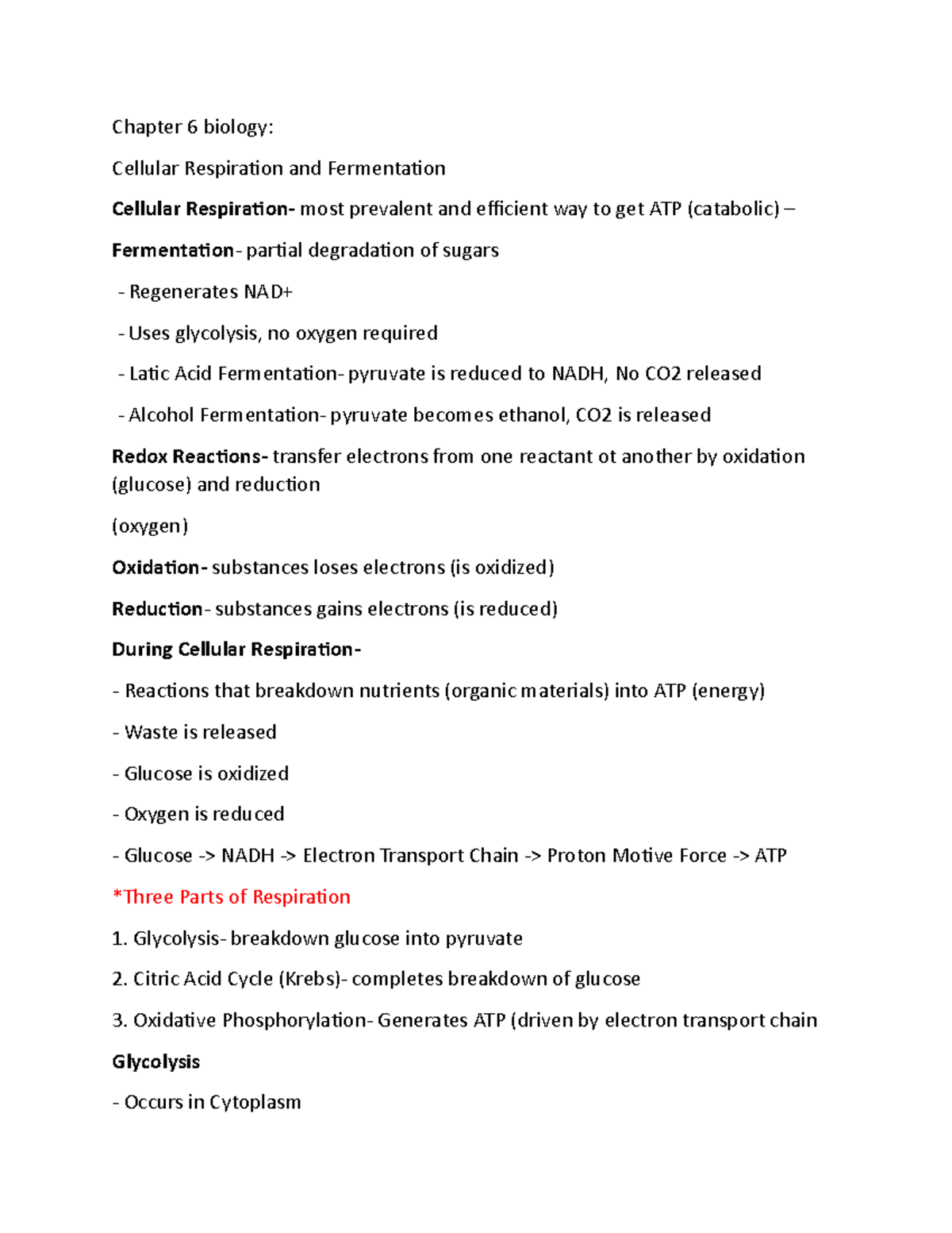 mastering biology chapter 6 homework