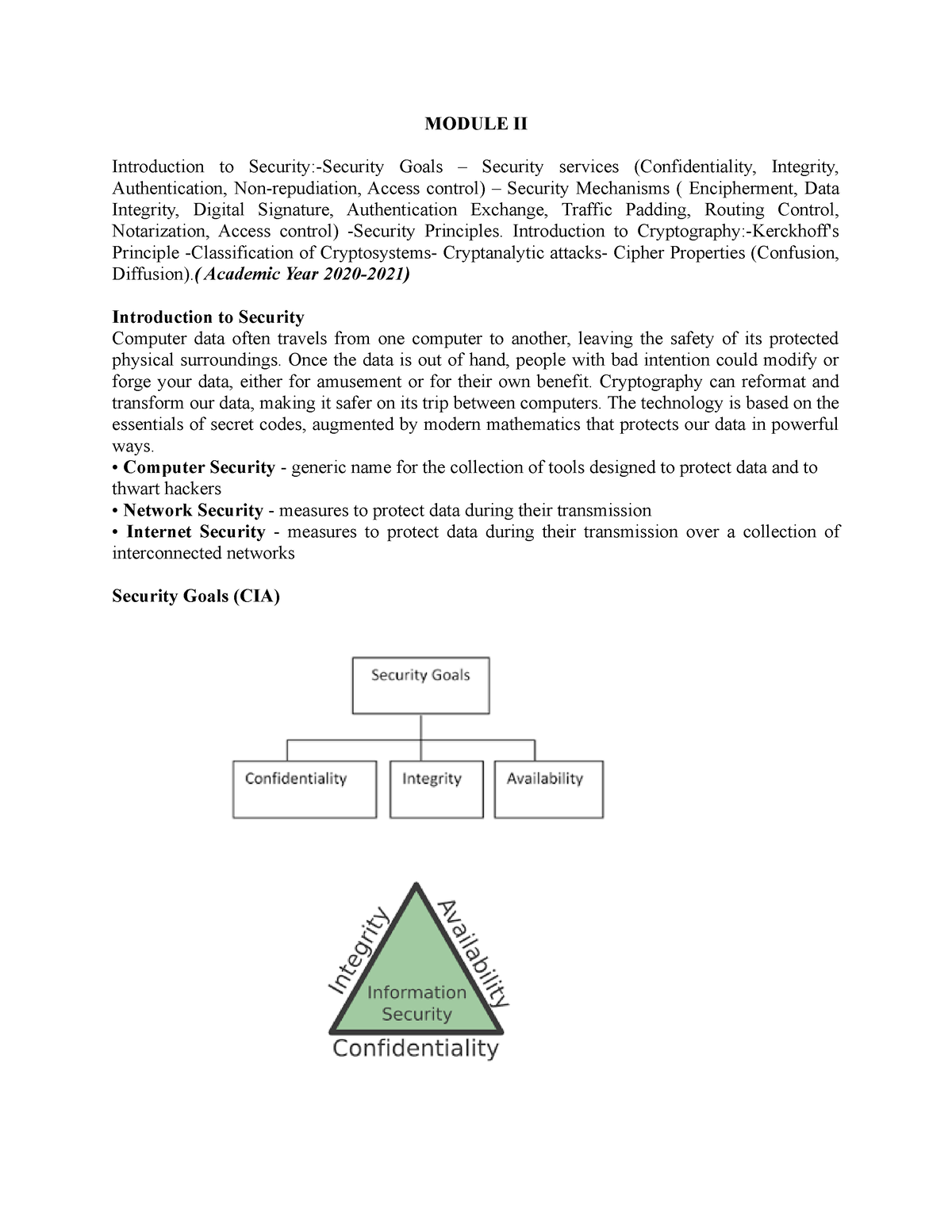 Cryptography & Cyber Security Module 2 - MODULE II Introduction To ...