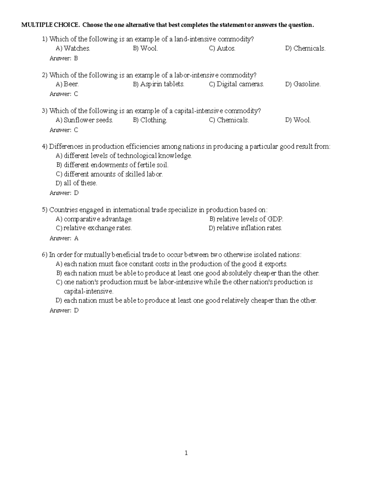 Sample/practice exam 22 June 2019, questions and answers - MULTIPLE ...