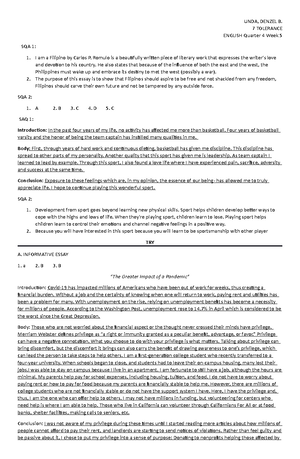 Impact of student employmeeent - Republic of the Philippines Department ...