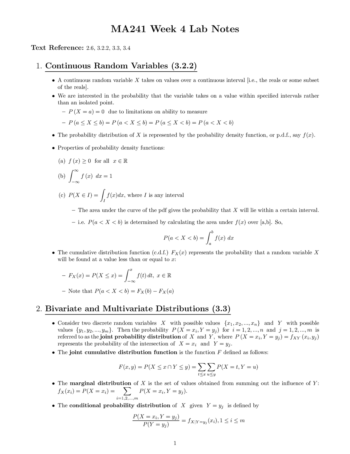 Week 4 Week 4 Questions Ma241 Ma241 Week Lab Notes Text Reference Continuous Studocu