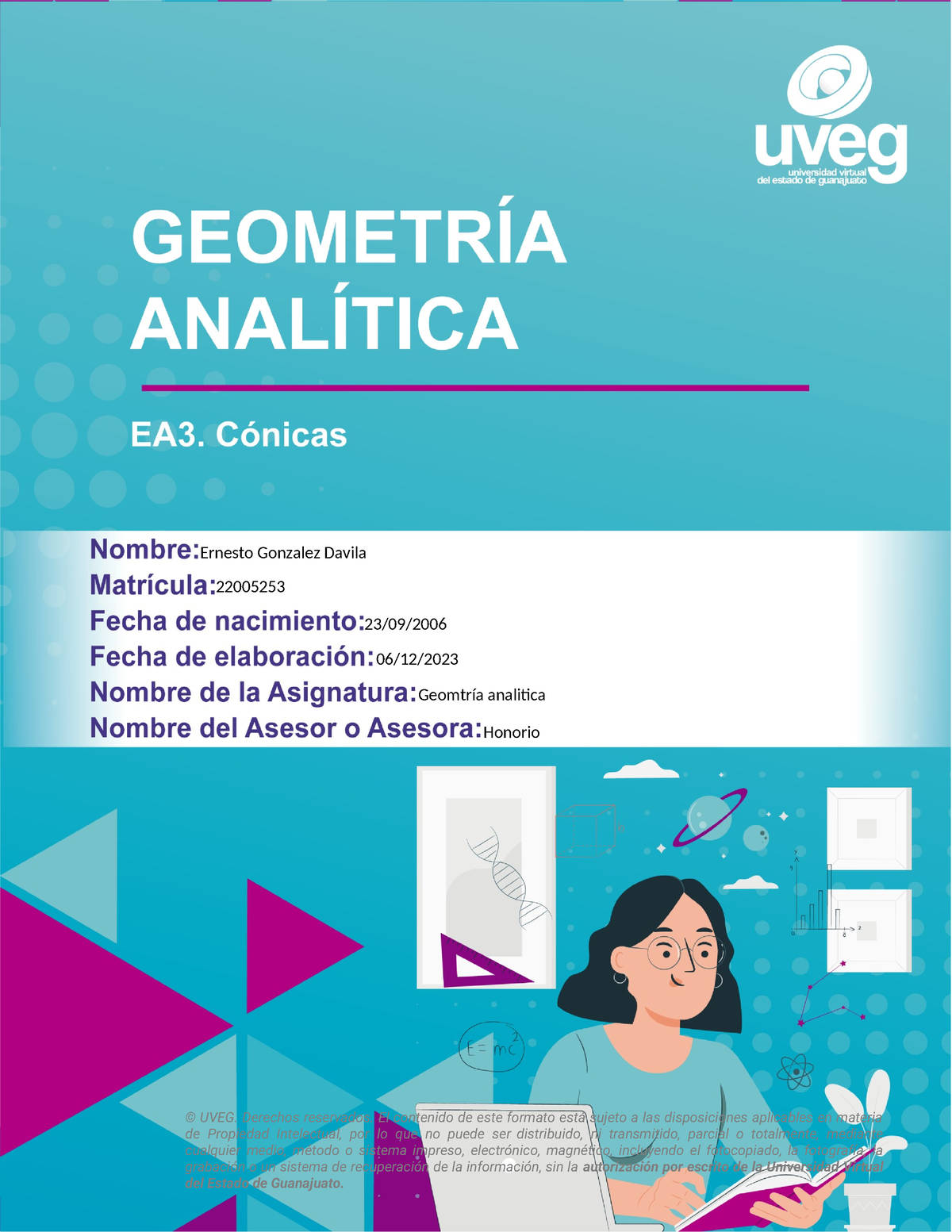 EA3 B2 Conicas - UVEG - © UVEG. Derechos Reservados. El Contenido De ...