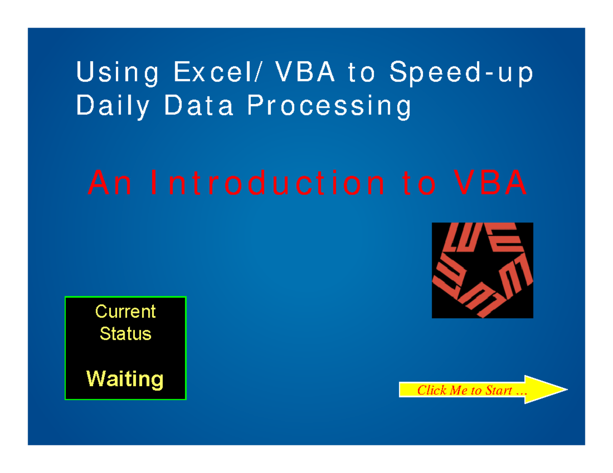 12 Modleing for Process Safety VBA tutoring - Using to Daily Data ...