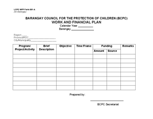 Action Plan on Ecological Solid Waste - ACTION PLAN ON ECOLOGICAL SOLID ...