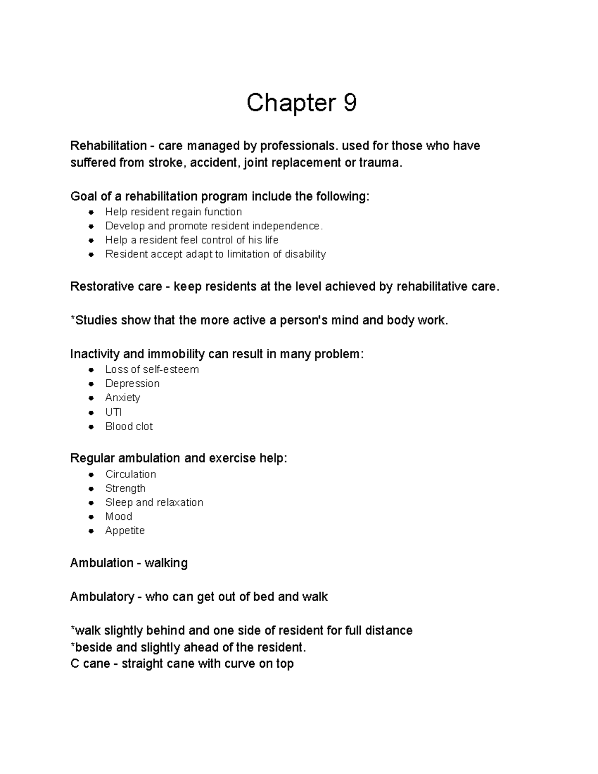 Cna Chapter 9 - curam college of nursing CNA program - Chapter 9 ...