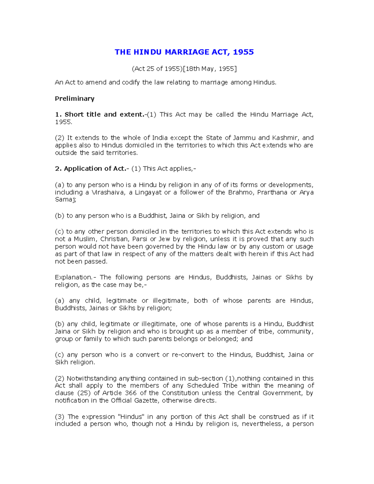 hindu-law-ghjghg-the-hindu-marriage-act-1955-act-25-of-1955-18th