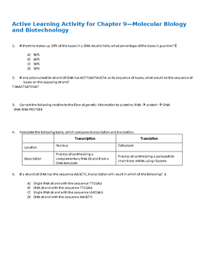 Lab 8 Handout - Diversity And Ubiquity Of Microbes - 5 Activity 1 