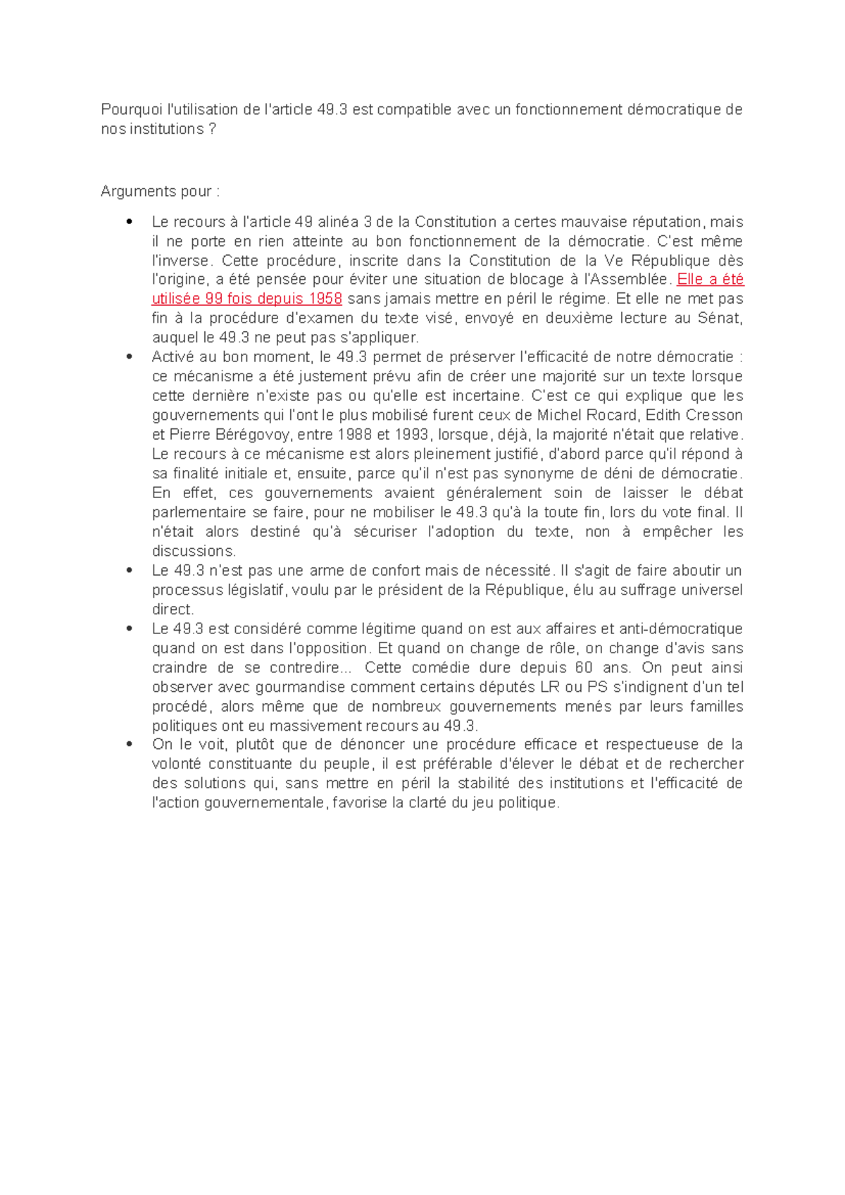 qu'est-ce que le 49-3? - Pourquoi l'utilisation de l'article 49 est ...