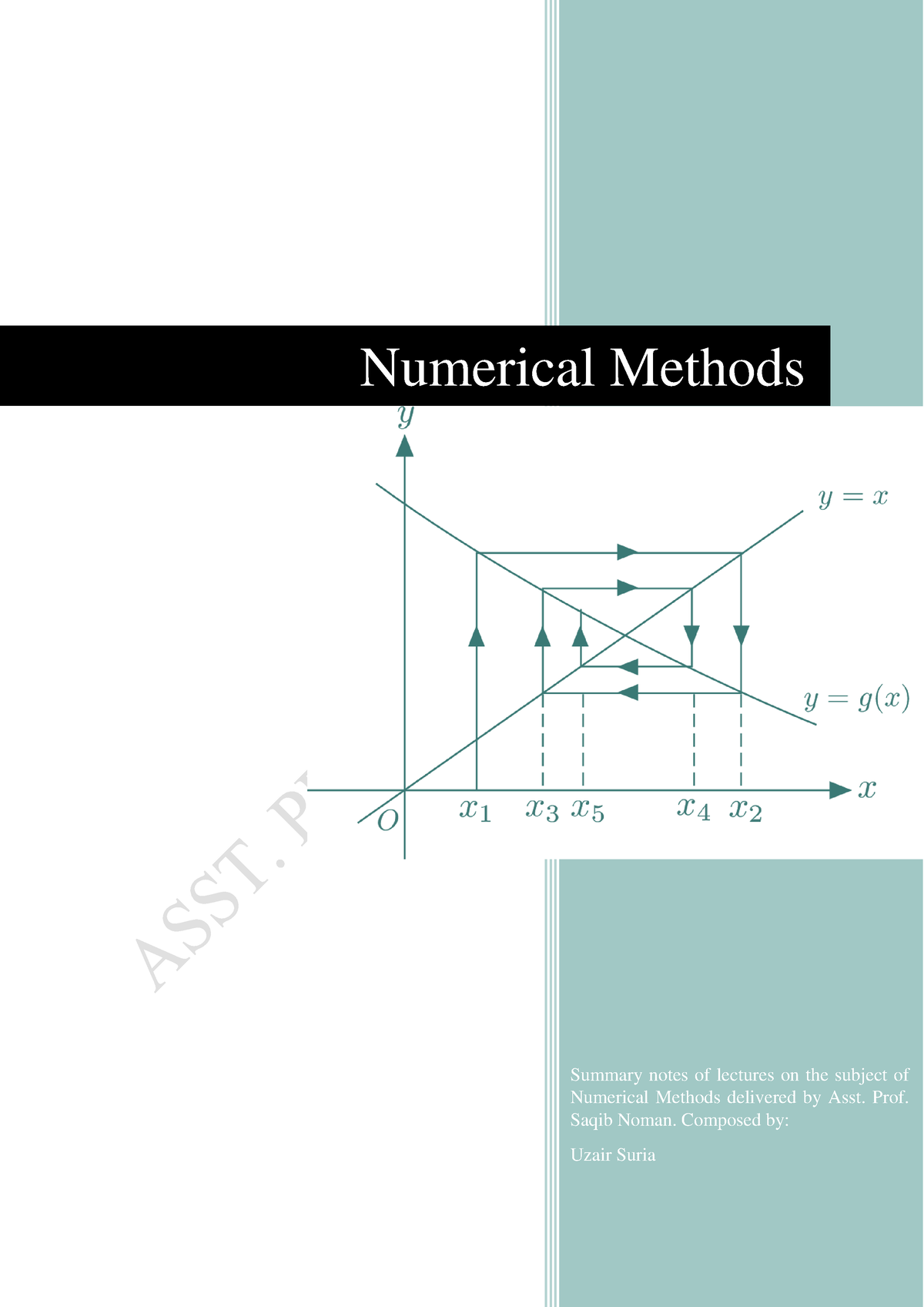 Numerical Methods Notes - Numerical Methods Summary Notes Of Lectures ...