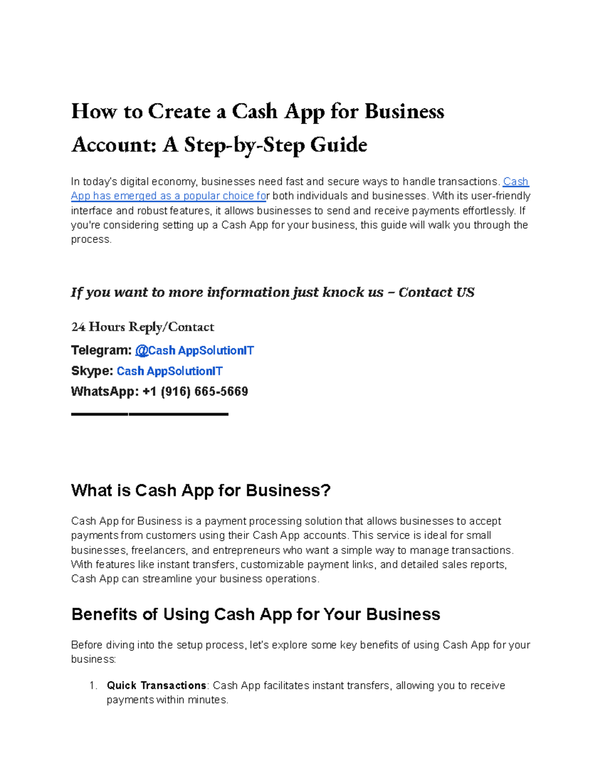 How to Create a Cash App for Business Account A Step-by-Step Guide ...