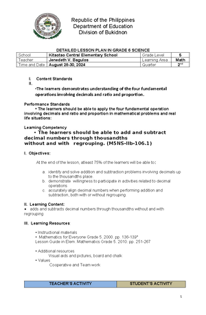 DLP- Format- Deped - wakobfgfhhn - Republika ng Pilipinas Departamento ...