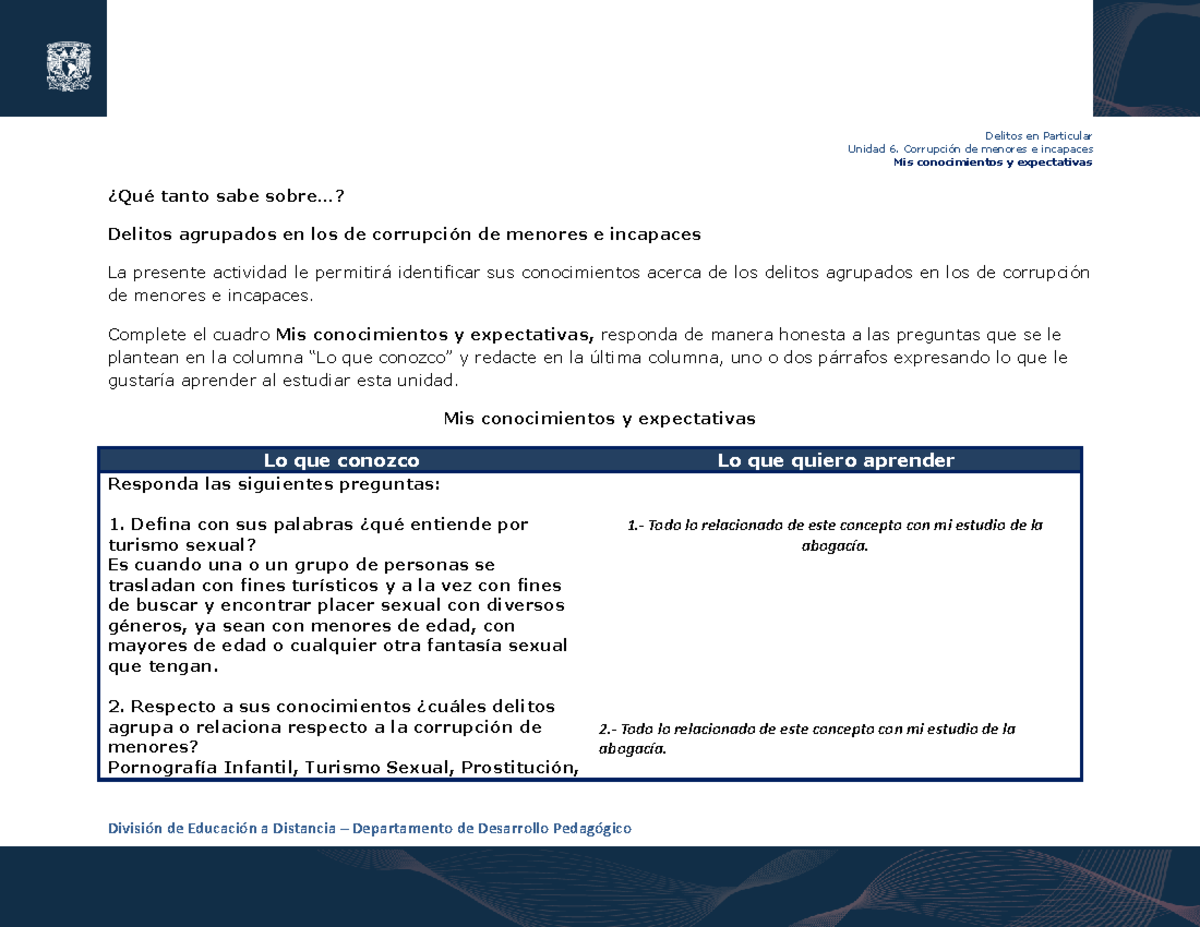 Pereze A U Denp Para Referenciarse Delitos En Particular Unidad Corrupci N De Menores E