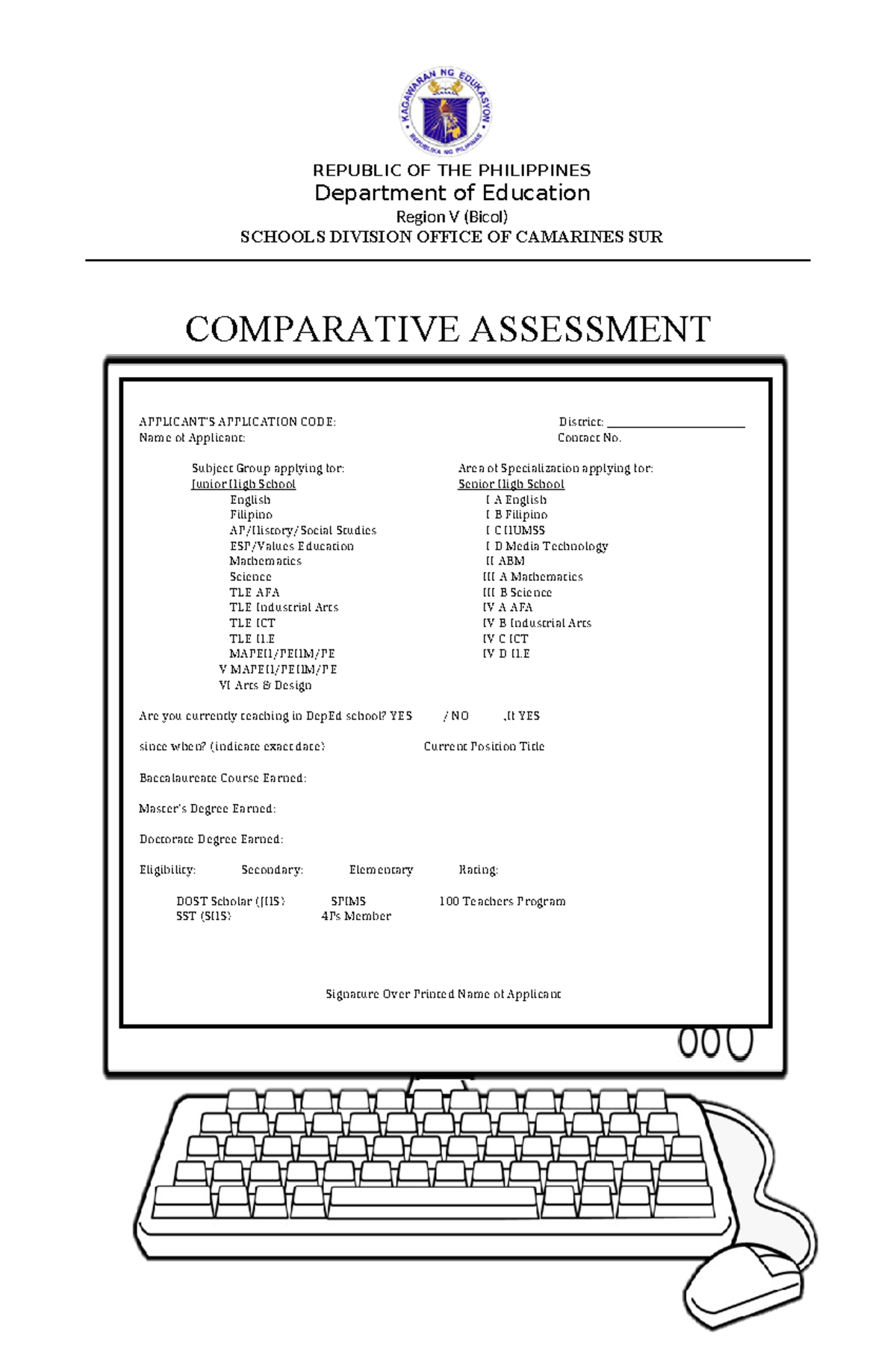 Front cover and table of contents - REPUBLIC OF THE PHILIPPINES ...