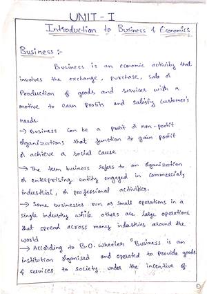 Bba-103 - Befa - Lesson - 1 Business Economics- Meaning, Nature, Scope ...