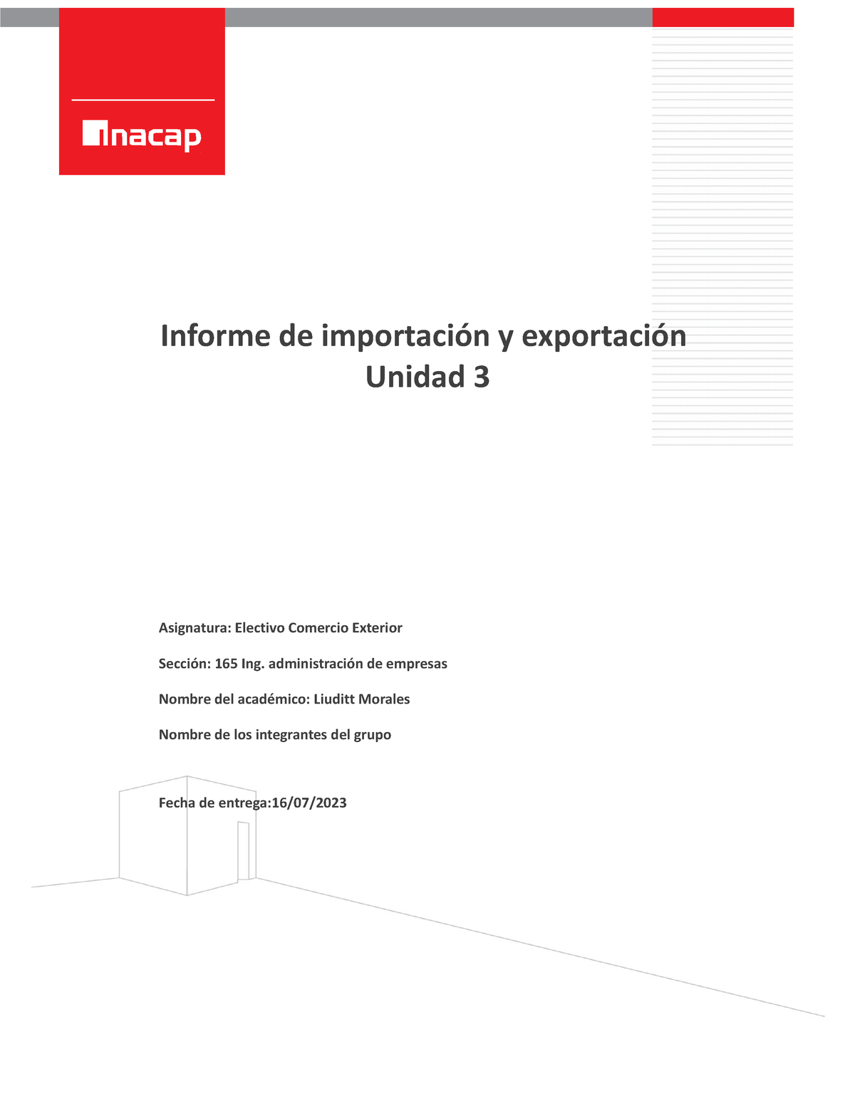 Informe Final 3 Comercio Exterior P2023 - Asignatura: Electivo Comercio ...