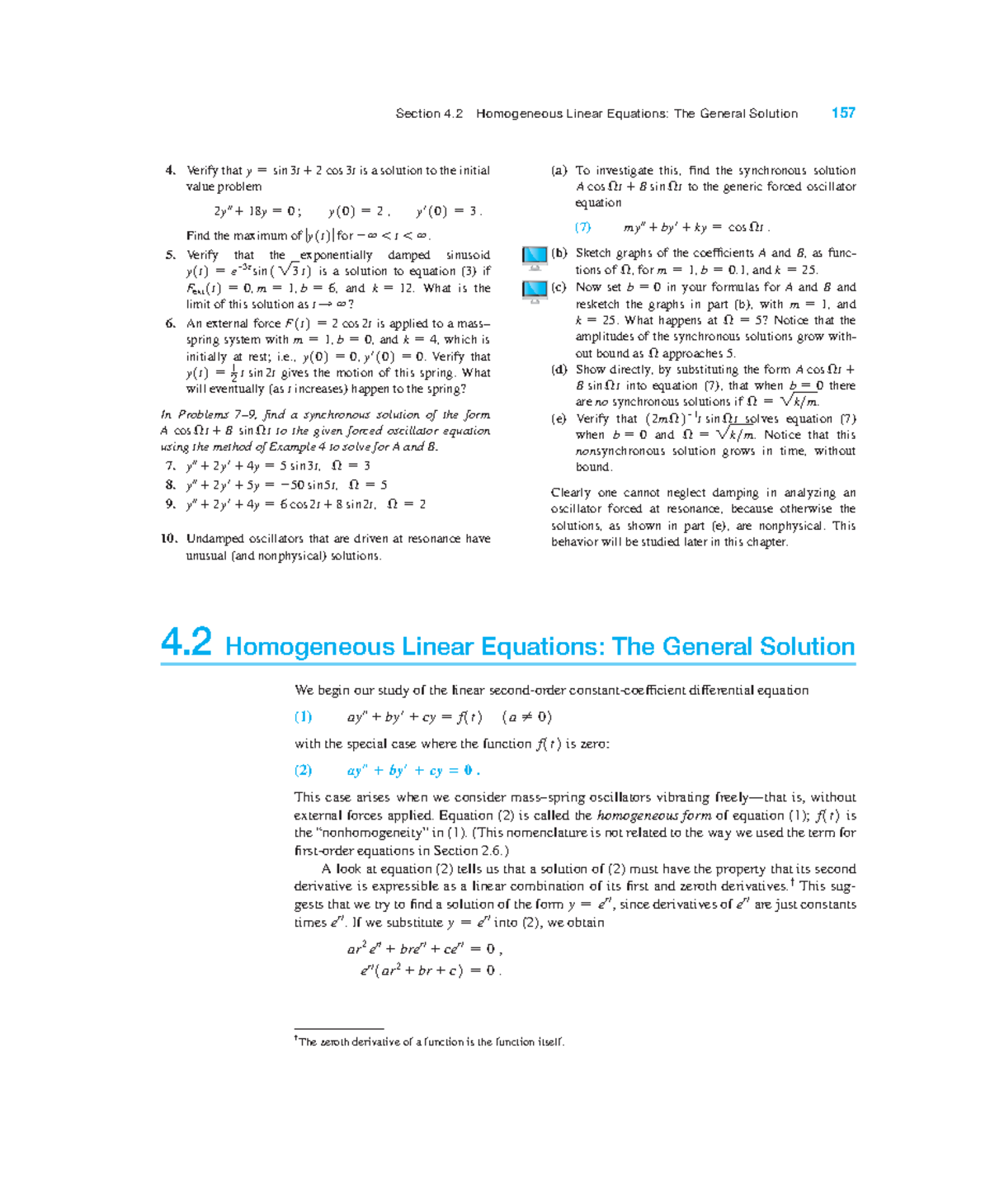 4.2 - Homogeneous Linear Equations General Solution - Section 4 ...