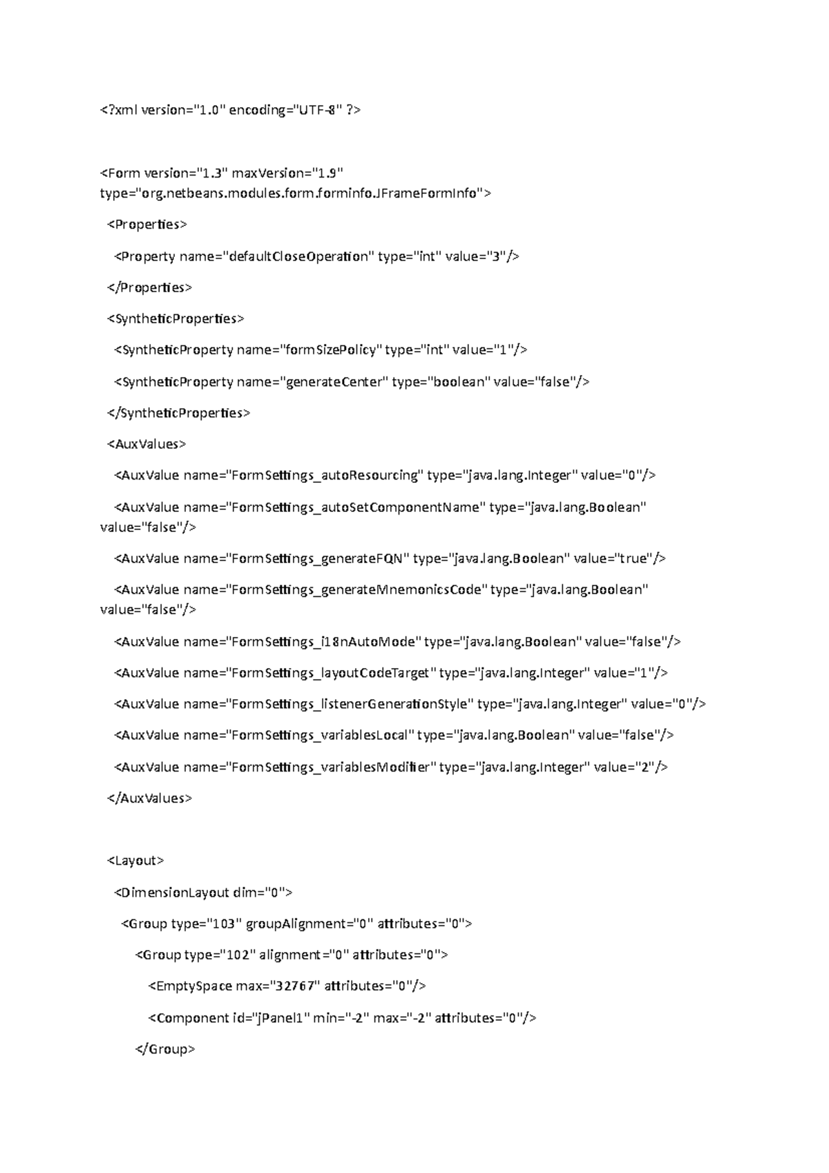 Assignment 1 view class codes