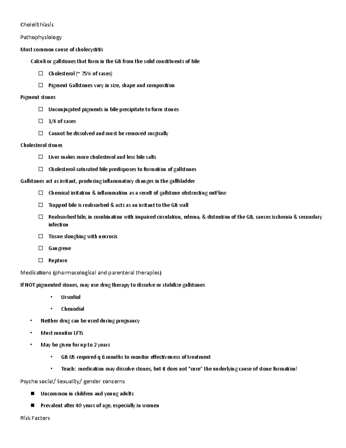 cholelithiasis-exam-5-debra-padgett-cholelithiasis-pathophysiology