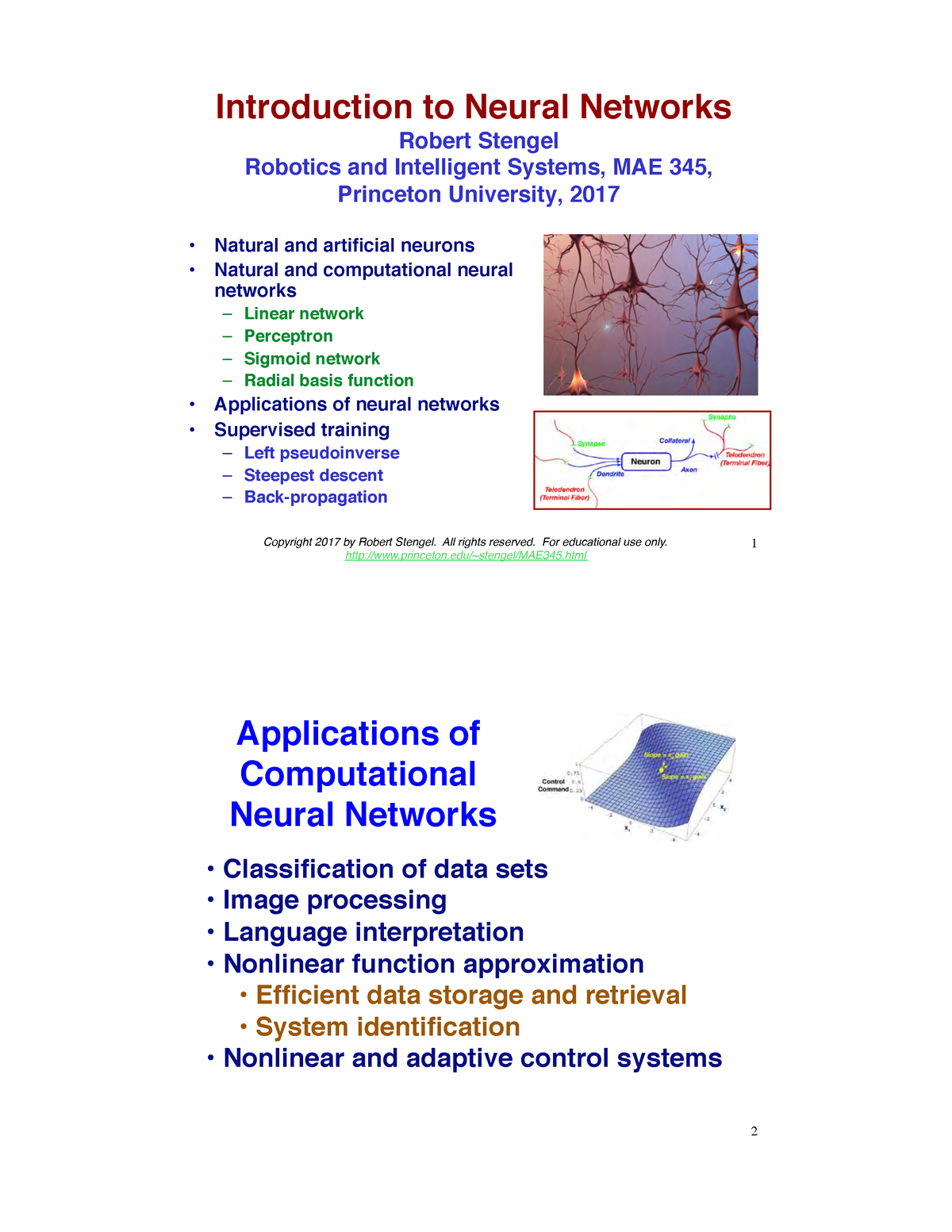 Introduction To Neural Networks - Introduction To Neural Networks ...